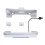 Horizontal Stand for PS5 Slim/Pro Console Bracket with 4-Port USB Hub Base for PS5 Slim Digital Game Console Dock Mount 1