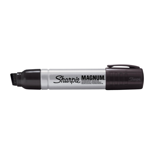 Sharpie Sharpie Pro Magnum Permanent Markers | Chisel Tip | Black Ink | 12 Count 2