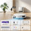 Accessories for  Flow Robot Vacuum and Mop, Zero-Tangling Roller Brushes, Dust Bag,Filters,Track Mop,Side Brushes, 3