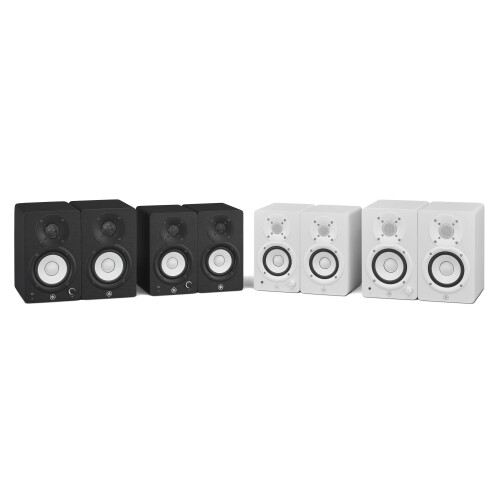 Yamaha Yamaha HS4 Studio Monitors (Black) – Compact 2-Way Powered Speakers with Advance 1