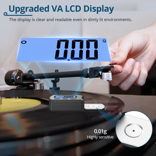 ALLmeter High-Precision Digital Stylus Force Gauge for Turntable Setup 1