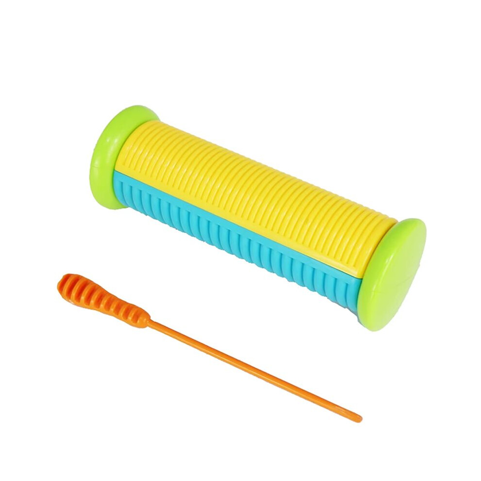 Saudism Handbell Orff Musical Instruments Children Fitness Sand Scraper Bell Kindergarten Rattle Cheer Threaded Scraper Cylinder