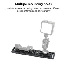 Mehrzweck-Verlängerungsplatte mit 1/4-Zoll- und 3/8-Zoll-Durchgangsbohrung, 1/4-Zoll-Innengewinde auf 3/8-Zoll-Außengewinde-Adapter für Fotostudios
