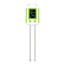 6-in-1 Bodenmessgerät: PH-Wert, Fruchtbarkeit, Temperatur, Luftfeuchtigkeit, Licht - 90 Drehbares LCD-Display mit Hintergrundbeleuchtung,