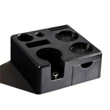 Kaffee-Tamping-Station Portafilter-Halter mit Aufbewahrungsschublade für für Barista Espresso-Zubehör