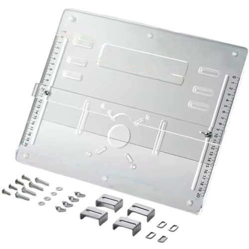 8mm Thickened Acrylic Cutting Base Plate Small Tool Table Adjustable Backer for Trimming Machines Large