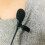 6Pcs Mini Tie Clip Mic Lapel Microphone Clamps (Black) 6