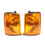 1Pair Front Indictor Lamp Corner Light for   2 1999-2002 XBD100880 XBD100870 Yellow 1