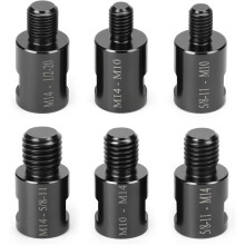6PCS Angle Grinder Adapter, Angle Grinder Attachments Converter for Cut Off Wheel, Polishing Sanding Wheel, Backing Pad