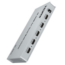 4K60Hz 4x1 -Compatible Multiviewer Quad Screen Multi Screen Switcher PIP 90 180 Flip 8 Display Modes EU Plug