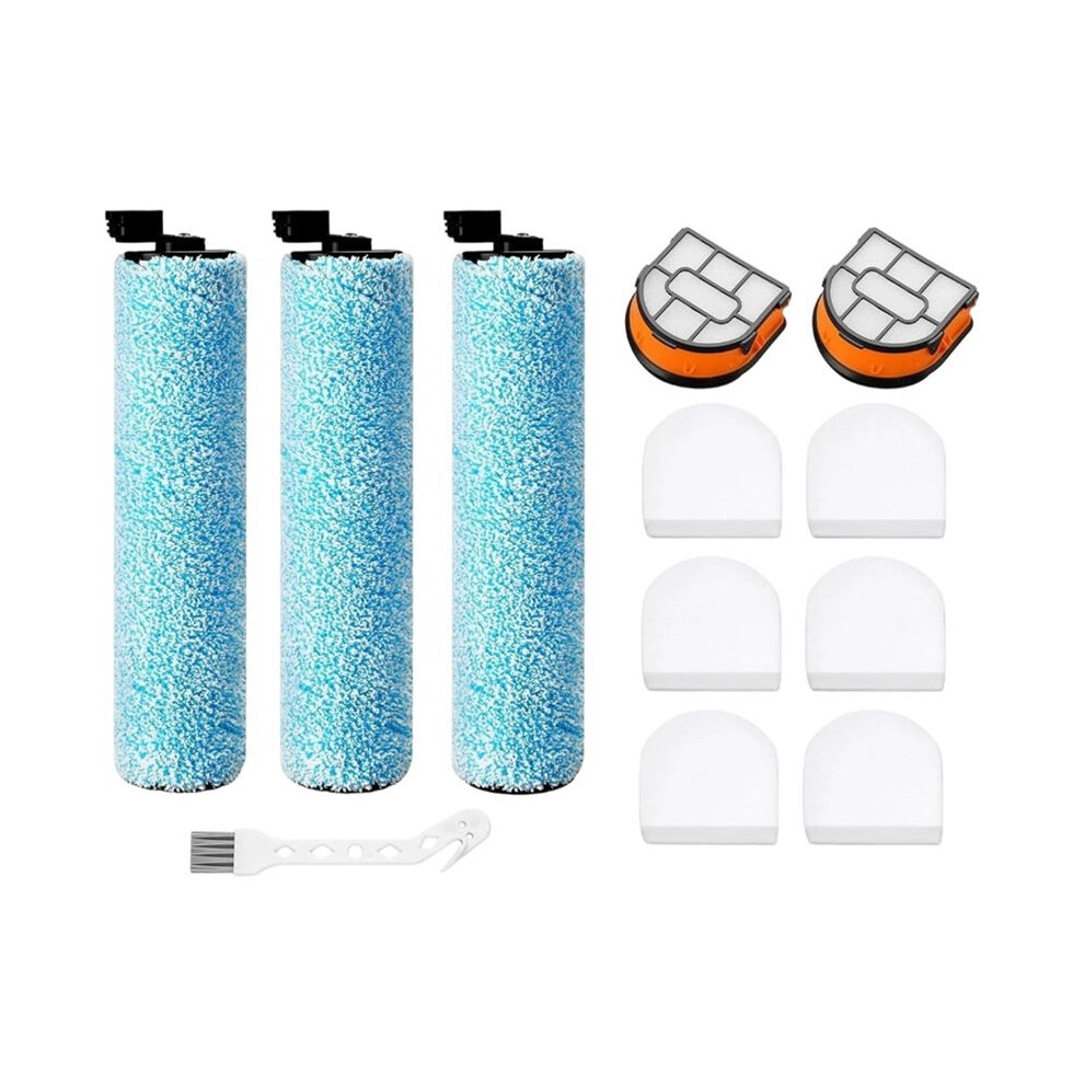 Aw261 Replacement Roller Filter Kit For Hydrovac Messmaster Wet Dry Vacuums, 3 Brush Rollers, Filters & Tool 6031995440155