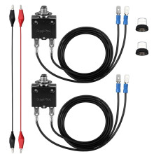 HVAC Rücksetzbare Sicherungskit 3AMP & 5AMP, 24V AC/ & 125/250V AC mit Krokodilklemmen für Elektrische Tests