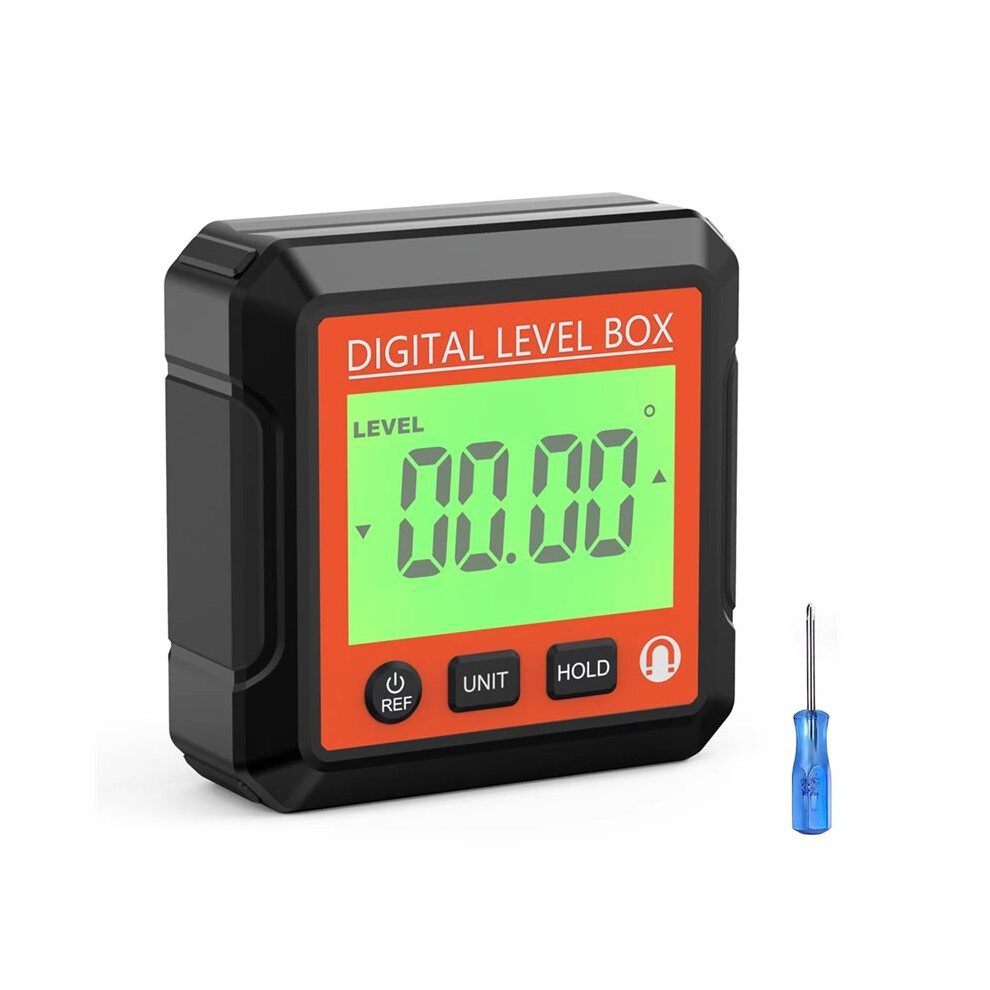 Saudism Magnetic Digital Level Box Multi Angle Measuring Ruler Digital Inclinometer Electronic Protractor With Lcd Display