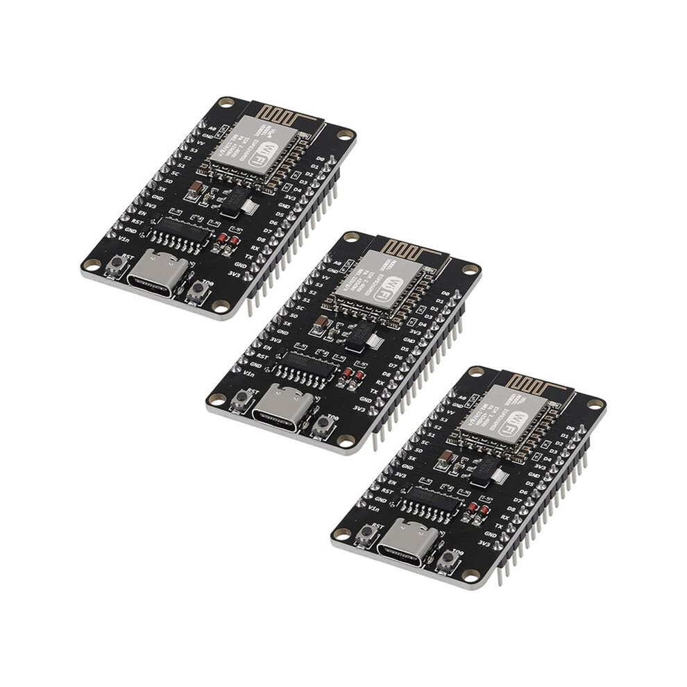 3Pcs 3Pcs Type-C Esp8266 Serial Wireless Module Ch340 Nodemcu V3 Lua Wifi Internet Of Things Development Board 6033402174141