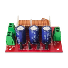 400W Adjustable 2 Way Crossover Filters Audio Speaker Frequency Divider Full Range Treble Woofer Home Car HIFI Sound