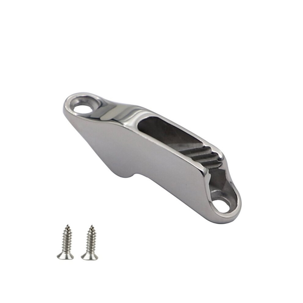 Marine Grade 316 Stainless Steel Rope Clamp With 2 Screws For Yacht & Boats - Secure Mooring Solution 6032703832798