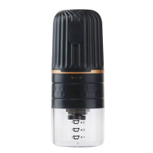 Portable Coffee Grinder - USB Rechargeable Automatic Bean Mill with Espresso Machine Features for Travel and Home Use
