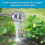 4 Pack Bubbler Sprinkler Heads, 3/4" Internal Thread Aluminum Diffuser Flood Nozzles for Yard and Garden 6