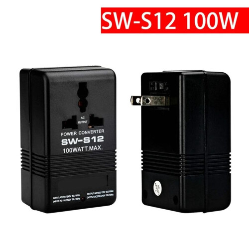 100W Step- or Down Voltage Converter TransformeDual Voltage Transformer Power Converter 2