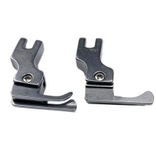 2Pcs Narrow Guide Presser Foot Industrial Lockstitch Sewing Machine Feet Zipper Universal Presser Feet,CL1/16NS(0.2)