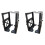 4X Adjustable Under Desk PC or NAS Mount Bracket Holder Compatible with NAS,CPU,UPS,Small Form Factor Desktop Tower 1