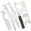 Firefighter Multipurpose Leverage Tool Set, Spring Steel Pry Tools, Emergency Rescue Equipment for First Responders 6PCS 1