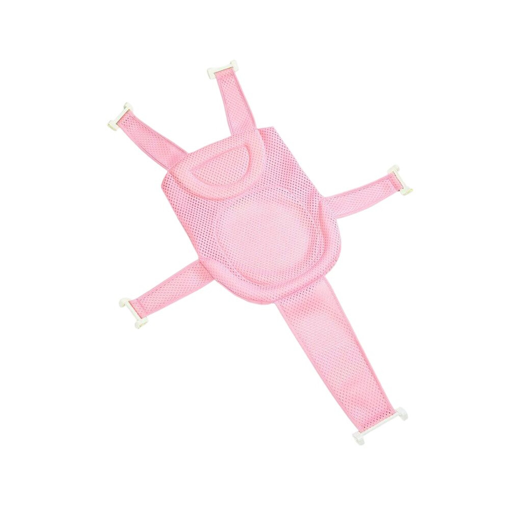 Baby Bath Cushion Pad Newborn Infant Bathtub Mat Net Nonslip Floating Bathing Five Point Adjustable Bath Mat