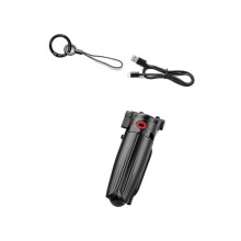 JJ21 Selfie Stick Tripod with Remote Extendable Tripod Vlogging Stand Portable Phone Holder