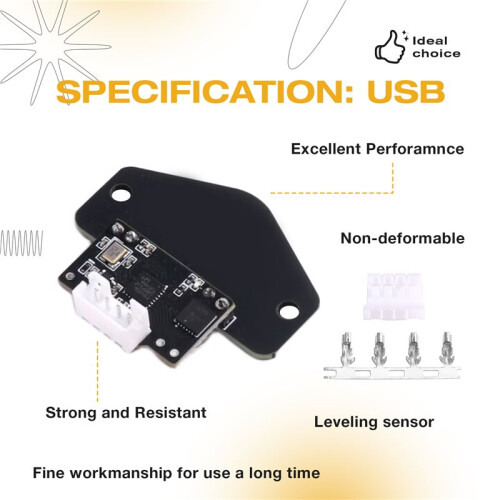 3D Printer Accessories IDM V3  Leveling Sensor for Wolong, Replacing Klicky TAP USB