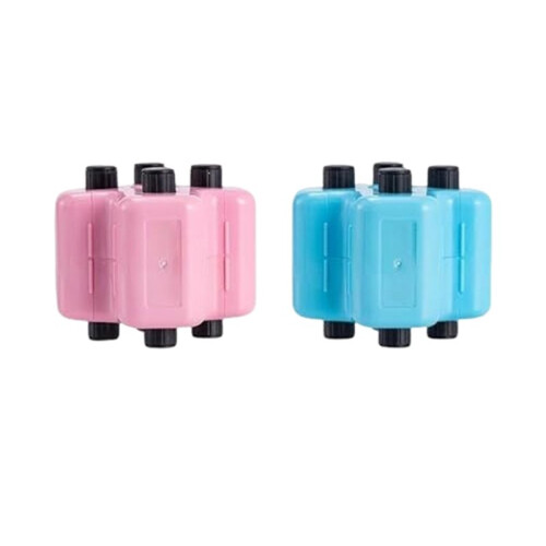 2pcs 4-in-1 Math Practice Roller Stamp,Addition Subtraction Multiplication Division Practice Tool,Digital Roller Stamp