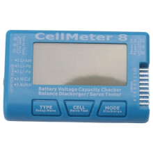 RC Cellmeter 8 Digital Battery Capacity Checker Controller Tester Voltage Tester for Li-Ion NiMH Nicd Cell Meter