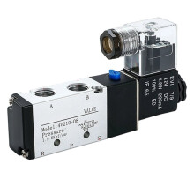 4V210-08 DC24V Two Position Five - Way Pneumatic Solenoid Valve 4V210 with Dual Voltage for Cylinder Control
