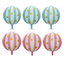 6 Pack Carnival Balloons 22 Inch 4D Circus Balloons Star Balloon for Carnival, Circus Theme Party Decorations +