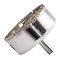 Scie Cloche Diamantée 68 mm avec Foret Pilote, Forets de 68 mm pour Perçage Facile des Carreaux de Porcelaine, Marbre, Verre et Pierres
