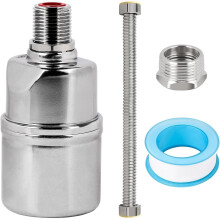 Vanne à Flotteur Automatique 3/4 Pouce pour Réservoir D'Eau et Contrôle Du Niveau D'Eau de Piscine, Vanne de Contrôle Du Niveau D'Eau en Acier