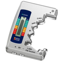 BT1688 Testeur de Batterie Universel pour D C AA AAA N 9V 1.55V Pile Bouton - Portable et Intuitif