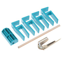 Holzwerkzeug-Markierungsset, 16-20 mm Multi-Rand Parallel-Scriber mit Klemmclip für Kleiderschranktüren