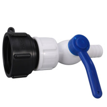 Tankadapter-Wasserventil S100X8 Grobgewinde Pagodengelenke Wasserkastenanschluss Regenwassereimer Kugelventil