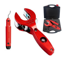 Ratcheting Tubing Cutter 360 Close Quarters Tube Compact Cutter with Deburring Tool for Cutting Copper and Metal Pipes