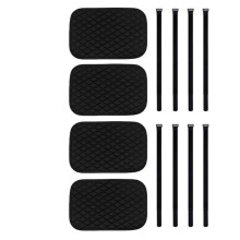 4 PCS Bunk Bed Ladder Pads, Soft Bunk Bed Ladder Cover with 8 Adjustable Straps, for Loft Bed, Bunk Bed Ladder Padding