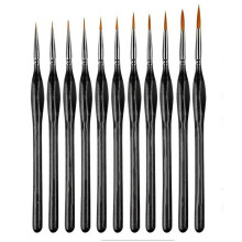 Detail Paint Brushes Set 11Pcs Miniature Brushes,Suitable for Acrylic Painting, Oil, Watercolor, Paint By Numbers