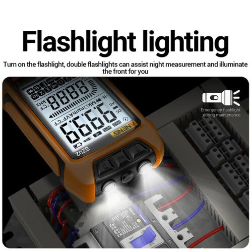 ANENG Digital Multimeter AC Current Voltage Meter True RMS Capacitance Meter Temp Resistance Auto Electrical Test Tool 2