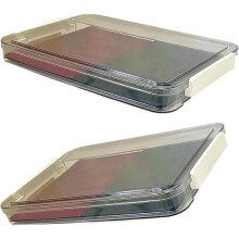 Clear Acrylic Desktop File Organizer - A4 Paper Storage Box for Documents, Exam Papers, and Cards