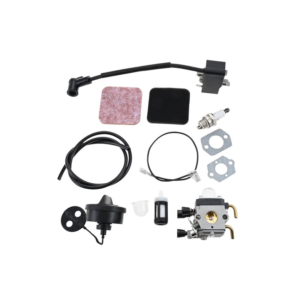 Carburetor For Fs75 Fs80 Fs80r Fs85 Fs85r String Trimmer 4137 400 1350 Ignition Coil 4137 124 2800 Air Filter 6033701995225