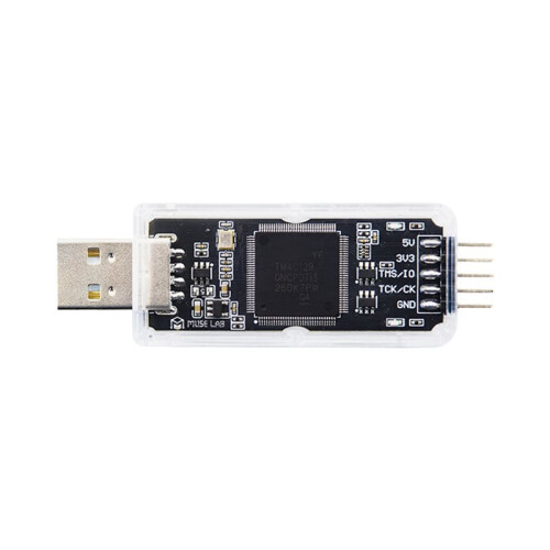 Debugger Downloader Simulator,Overcurrent & Electrostatic Protection, No Driver Required, USB JTAG Emulator Programmer 2