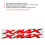Pair 3D XMAX Motorcycle Emblem Decals Red 1