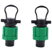 Drip Irrigation Tubing End Cap Plug 1/2 Inch Universal End Cap Fitting, for with 16mm Drip Tape Tubing Sprinkler System