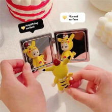 Miroir de Poche Mignon pour Maquillage de pour Femmes et Filles Pochacco