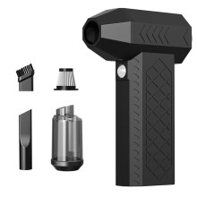 Upgrade 180000RPM Turbo Jet Fan Rechargeable Electric Air Duster with Light Duct Fan Jet Dry Blower 2 in 1 Cleaning Tool