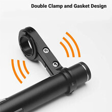 USB Oplaadbare Fietsstuurverlenger, 7,8 Inch (Ongeveer 20,0 Cm) Ingebouwde 4000 MAh Fietstelefoonoplader